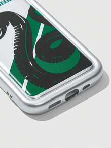 Harry Potter | ROMWE Metal Painted Snake Print Phone Case - Multicolor - View 3