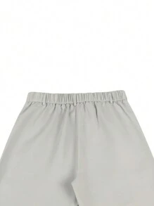 Calvornis Men's Solid Color Pleated Dress Pants - Grey - View 5
