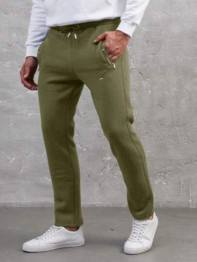 RueChic Män Träningsbyxor med dragsko i midjan