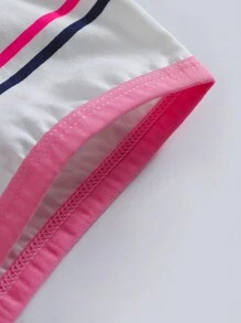 Girls' Heart Patterned Camisole - Multicolor - View 3