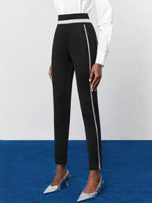 BizChic Women's Contrast Color Leggings