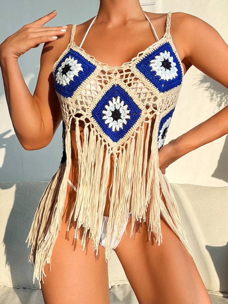 Summer Women's Fringed Cover Up Top Music Festival