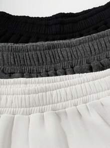 SHEIN Unity 3pcs/set Printed Sweatshirt And Pants Set - Multicolor - View 3