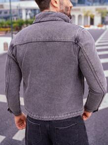Manfinity Homme Men's Long Sleeve Denim Jacket