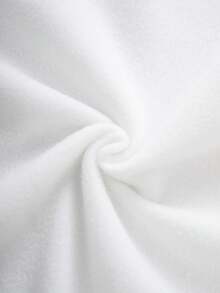 男士皇冠和字母印花圓領抓絨運動衫 - 白色 - 查看 7