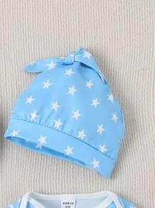 SHEIN Conjunto De Regalo Para Bebés Recién Nacidos, Incluye Varias Piezas - Multicolor - Ver 5