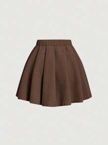 SHEIN MOD Falda De Pana Para Mujer