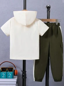 SHEIN Young Boys Cool Casual 2pcs Outfit | SHEIN