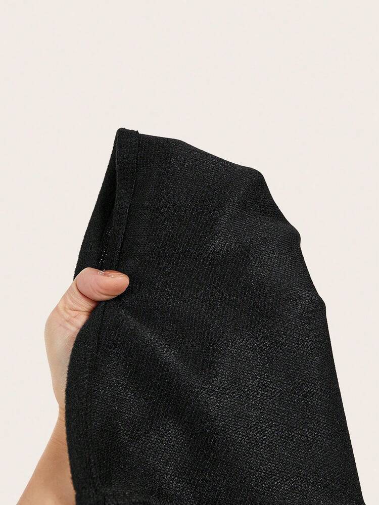 Plus Size Contrast Color Shawl Collar With Belt Woolen Coat Fall Cloth For Women