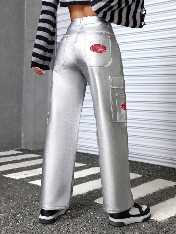 Faux Leather Jeans For Short People