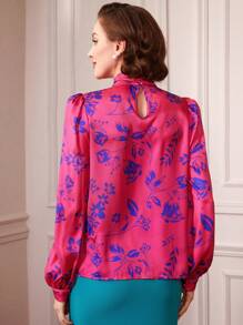 Vintamour Ladies' Printed Shirt - Multicolor - View 7