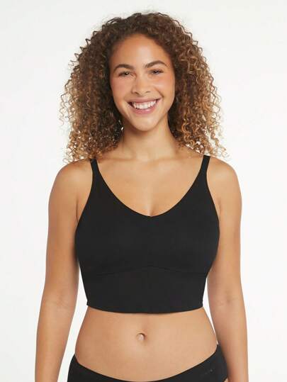 Full Coverage Cotton Wireless Lounge Bra｜luvlette