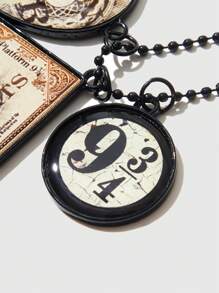 Harry Potter | ROMWE 1pc Creative Printed Fashion Keychain Casual - Multicolor - View 3