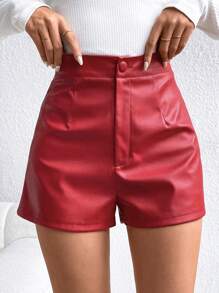 Firerie Women's Pu Shorts