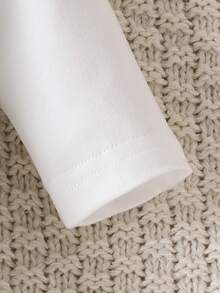 嬰幼兒女裝信封和心形印花t恤 - 白色 - 查看 5