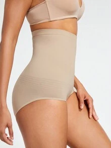 SHAPORA Bragas Moldeadoras Triangulares De Cintura Alta - Gris Claro - Ver 3