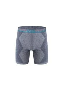 Men's Seamless Long Leg Boxer Briefs (3 Pcs/pack) - Multicolor - View 5