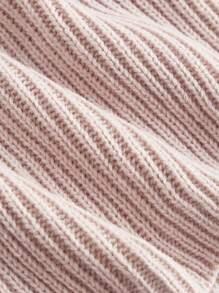 SHEIN MOD 女式針織上衣,3d花朵裝飾 - 粉色 - 查看 3