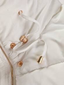 ZIAI 女式毛领夹棉短夹克