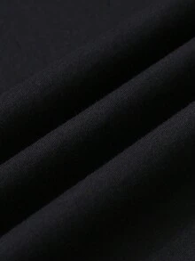 Manfinity Homme 男款印花短袖 T 卹 - 黑色 - 查看 4