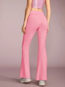 GLOWMODE 31" Featherfit™ 帶束口喇叭褲 - 粉色 - 查看 2