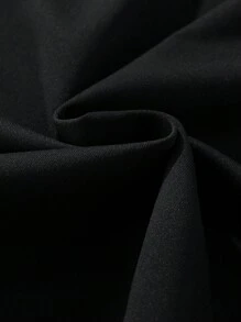 Manfinity Homme Loose Fit Men's Letter Printed Round Neck T-Shirt And Jogger Pants Set - Black - View 4