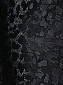 SHEIN Clasi Women's Pu Leather Leggings In Dark Pattern - Black - View 7