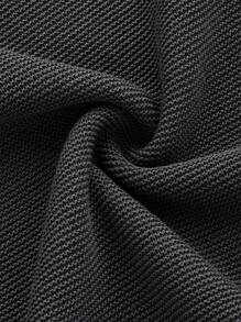 ROMWE PUNK Women's Sweater With Cross Pattern And Flare Sleeves - Olive Green - View 3