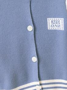 Baby Boys' Letter Pattern Cardigan