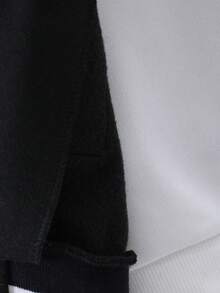 SHEIN Cô Gái Trẻ 1 Miếng Nút Lên Áo khoác bóng chày Với In thư - Nhiều màu - Xem 5