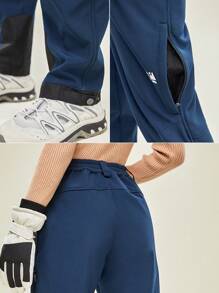 In My Nature In My Nature Pattern Printed Outdoor Trousers With Diagonal Pockets