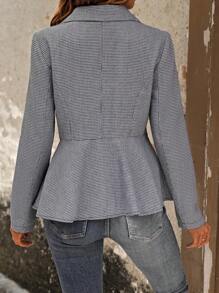 SHEIN LUNE Của phụ nữ Họa tiết Nanh sói Xù Hoa Sen áo - Nhiều màu - Xem 2