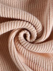 Manfinity Homme Nam Đôi ngực Cổ chữ V Lỏng lẻo Áo len Mở Áo len - Màu be - Xem 6