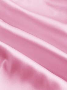 SHEIN MOD 女士不对称下摆吊带背心 - 粉色 - 查看 3