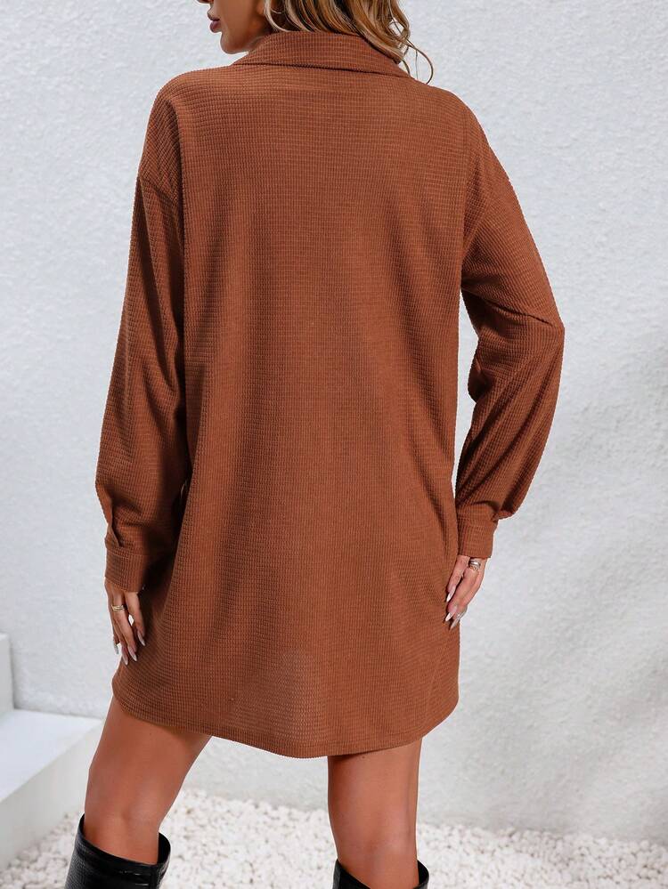 Ladies' Half-button Placket Dress