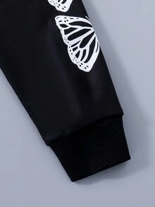 少女蝴蝶印花卫衣 - 彩色 - 查看 4