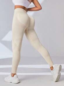 Easithlete Seamless High Elasticity Sports Leggings - Multicolor - View 3