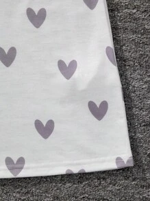 青少女休閒針織短袖裙套裝,適合運動和街頭穿搭,多款可選 - 彩色 - 查看 7