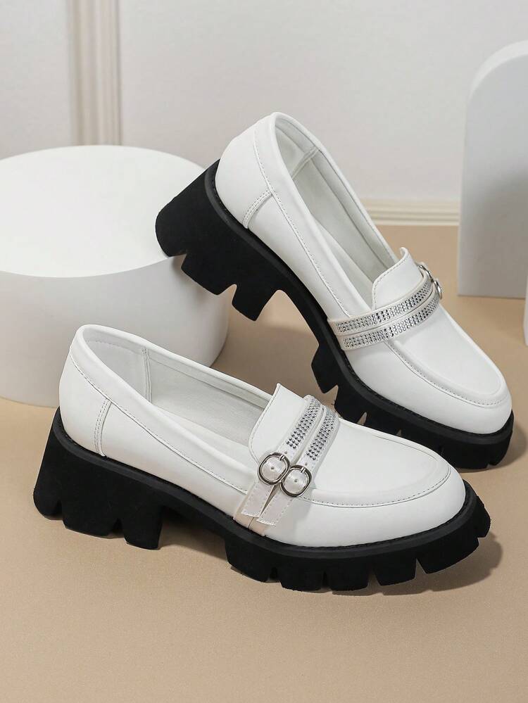 Fashionable & Comfortable Thick Sole Loafers
