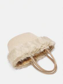 SHEIN VCAY 女款手提包 - 米色 - 查看 5