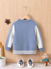 Baby Boys' Letter Pattern Cardigan