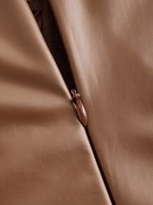 ROMWE PUNK Plus Two Tone Asymmetrical Hem Dress - Multicolor - View 3