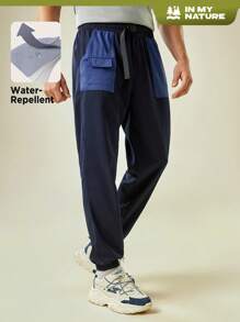 In My Nature Men's Color Block Outdoor Pants With Pockets