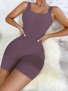 Faja Completa Con Detalles Sin Costuras Para Mujer - Púrpura malva - Ver 1