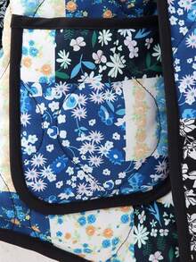 Printed Quilted Jacket - Multicolor - View 6