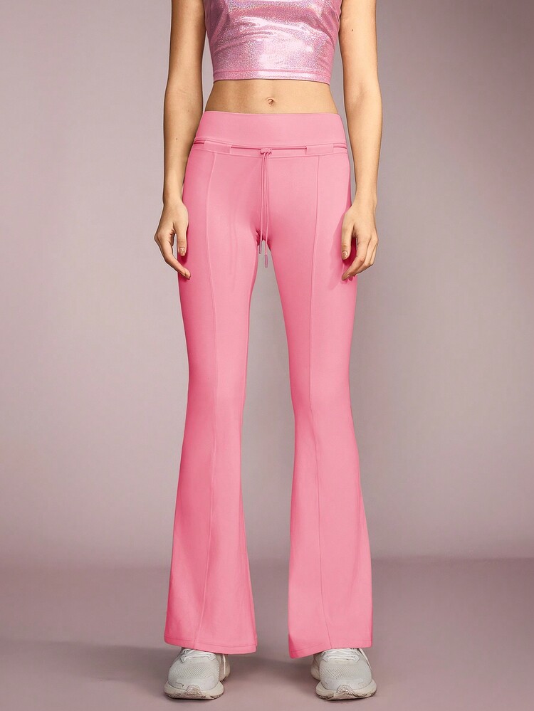 GLOWMODE 31" Featherfit™ 帶束口喇叭褲 - 粉色 - 查看 7