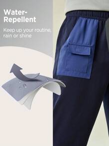 In My Nature Men's Color Block Outdoor Pants With Pockets