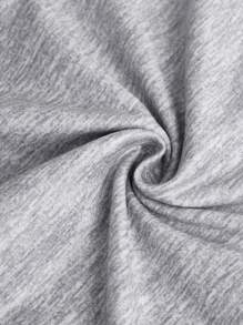 SHEIN Explorewe 年輕女孩的y2k風格骷髏印花t恤 - 灰色 - 查看 3