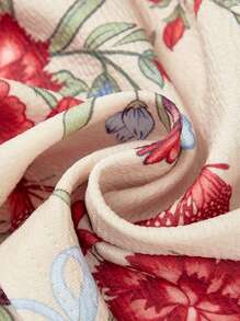 SHEIN MOD Women's Floral Printed Strap Tank Top - Multicolor - View 4