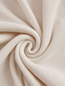 SHEIN EZwear 2入組女士立領針織肋紋長袖連衣裙 - 彩色 - 查看 3